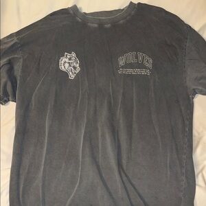 Darc Sport Wolves Graphic Charcoal Tee